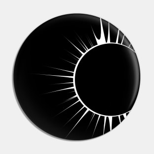 Total Eclipse of the Sun, Spikes (dark backgrounds) Pin