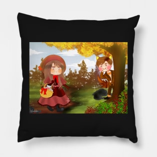 Red Riding Hood (Andrea & Darel) Pillow