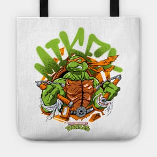 Teenage Mutan t Ninja Turtle Mikey - Graffiti Style Tote