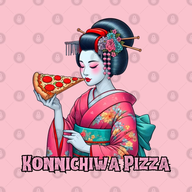 Pizza kimono girl by Japanese Fever