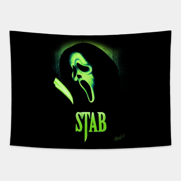 Stab Tapestry by JosephSheltonArt