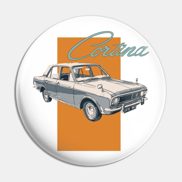 Ford Cortina Pin by Joshessel