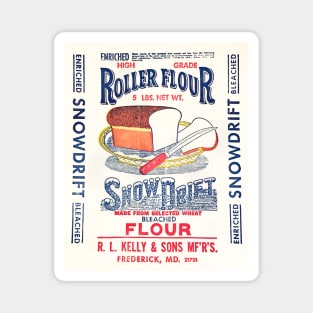 Snow Drift Flour Magnet