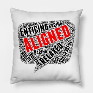 Positive Words, Positive Vibes, Quotes Pillow