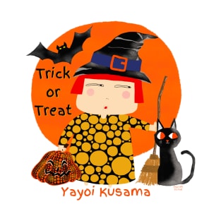 Halloween with Yayoi Kusama and her pumpkin T-Shirt