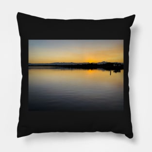Colorado Lake Sunset Pillow