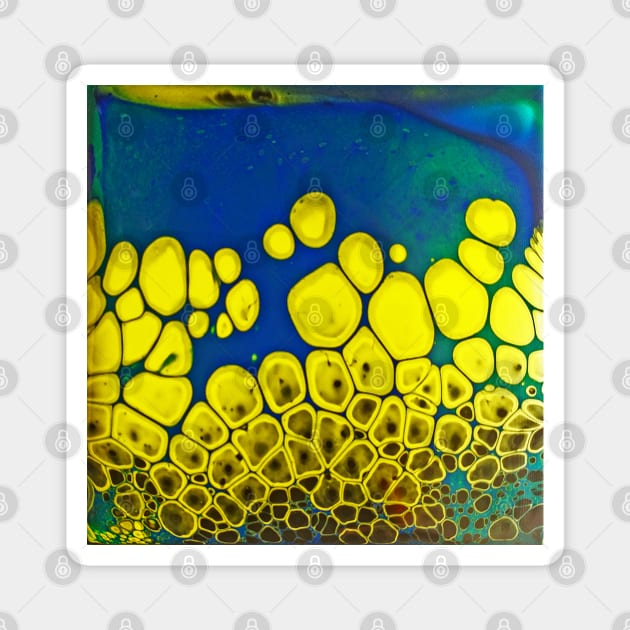 Sea of Cells Magnet by WickedFaery