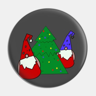 Gnome Christmas Pin