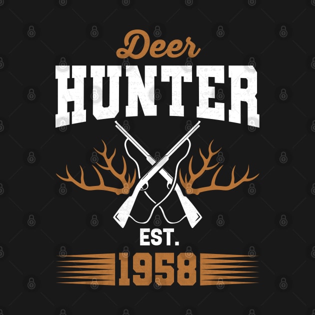 Gifts for 63 Year Old Deer Hunter 1958 Hunting 63th Birthday Gift Ideas by uglygiftideas