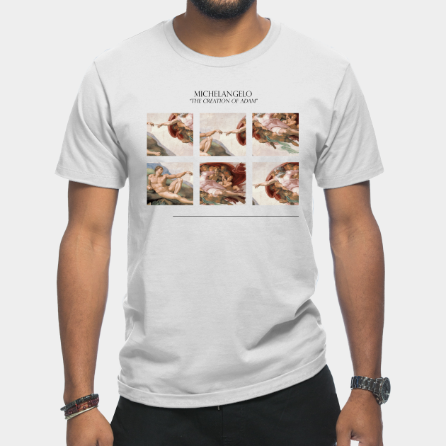 Disover The Creation of Adam - Michelangelo - T-Shirt