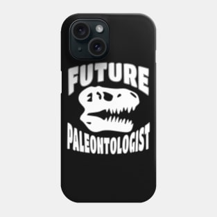 Future Paleontologist T rex Dinosaur Skull Phone Case