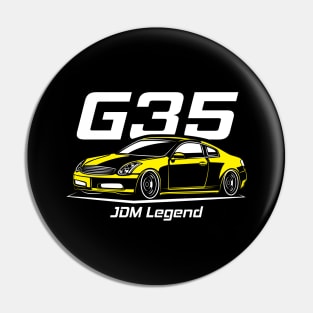 Racing Yellow G35 Coupe Pin