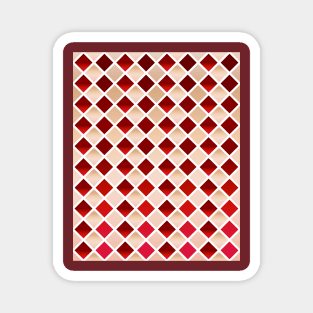 Flesh and Blood (Diamond Checkered) Magnet