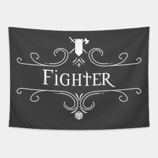 Fighter D&D class with embellishment Tapestry