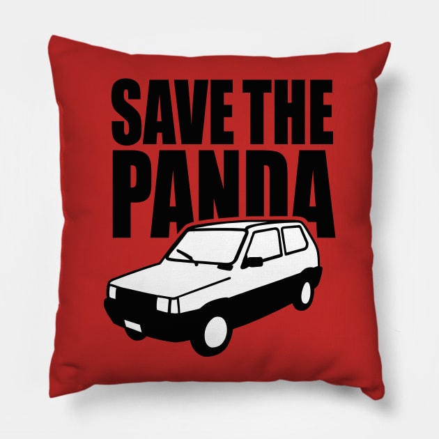 Save the panda Pillow by LaundryFactory