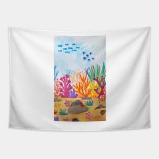 Colorful Coral underwater Tapestry