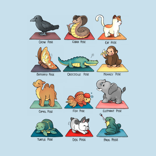 Animal Yoga Poses Printable Free