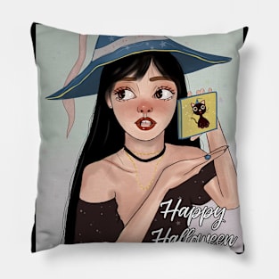 Halloween Cute Witch Pillow