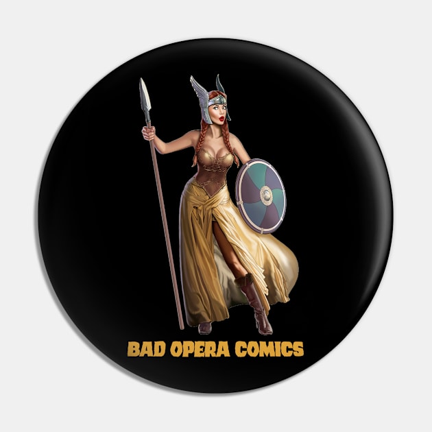 Saoirse Bad Opera Pin by Bad Opera Comics