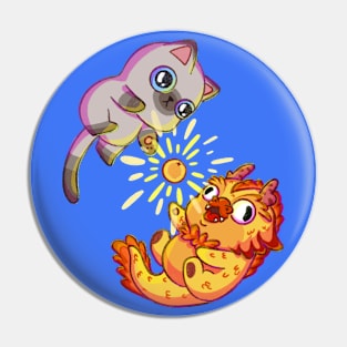 Unlikely friends that love oranges Pin