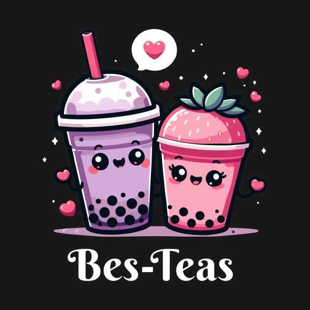 Best Friend Besties Good Friends Boba Tea by MunMun