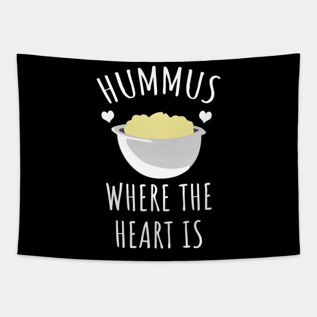 Hummus where the heart is Tapestry by LunaMay