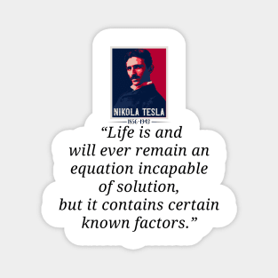 Tesla quotations, quotes by Nikola Tesla Magnet