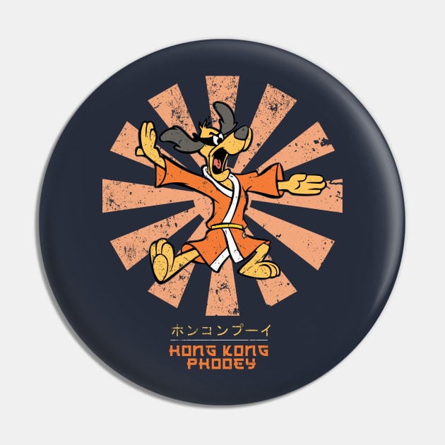 Hong Kong Phooey Retro Japanese Pin by Nova5