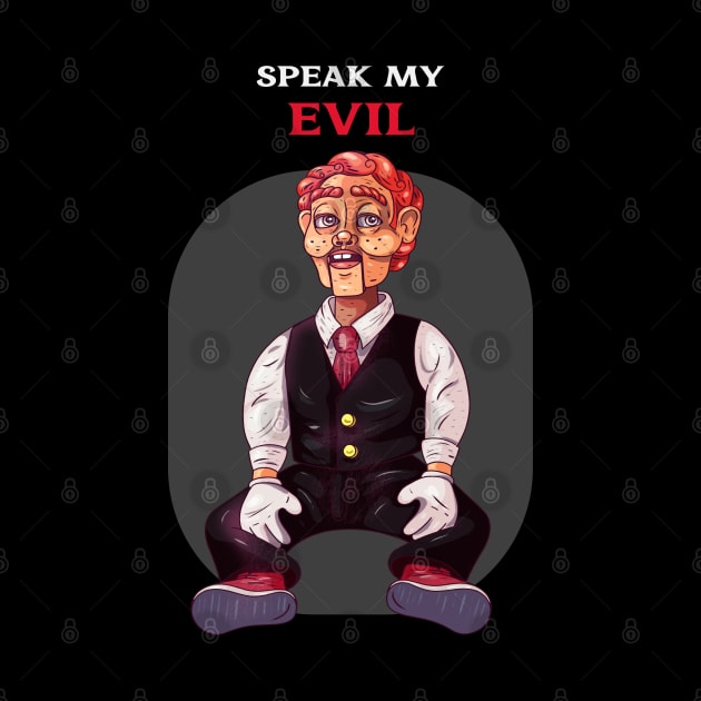 Creepy Vintage "Speak My Evil" Ventriloquist Dummy by TOXiK TWINS