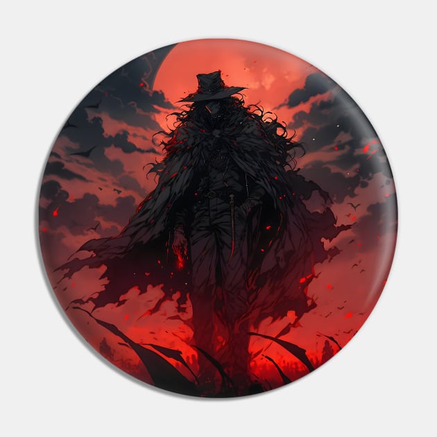 Hunters of the Dark: Explore the Supernatural World with Vampire Hunter D. Illustrations: Bloodlust Pin by insaneLEDP