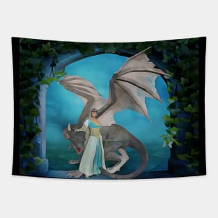 Dragon Princess Tapestry