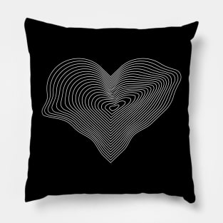 heart lines design Pillow