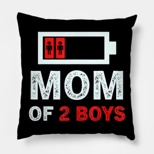 MOM OF 2 BOYS from Son Mothers Day Birthday Women Pillow