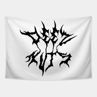 DEEZ NUTS Heavy Metal Band Parody (Black) Tapestry