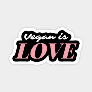 Vegan is Love Magnet