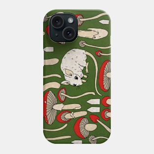 Retro White Mouse Phone Case