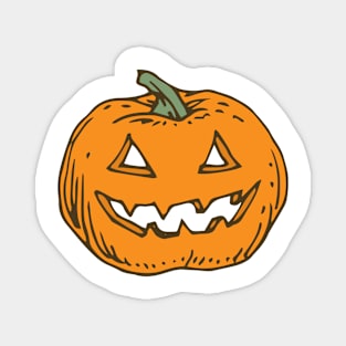 Orange Halloween Pumpkins Magnet