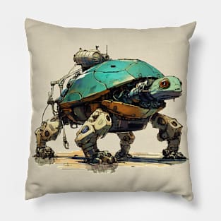 Cyberpunk Turtle Pillow