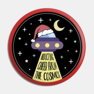 Christmas UFO Pin