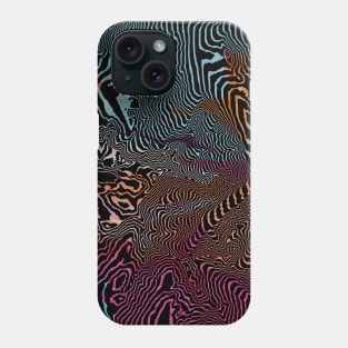 Mount Blanc Modern Topographic Phone Case