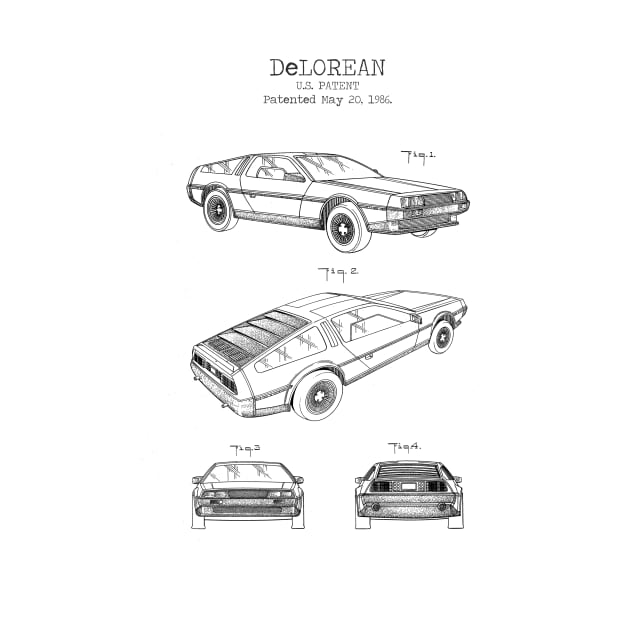 DELOREAN patent by Dennson Creative