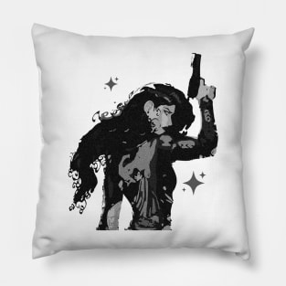 Black Vampire Hunter Pillow