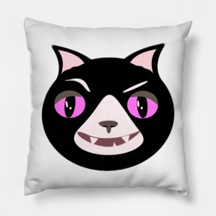 mad cat Pillow