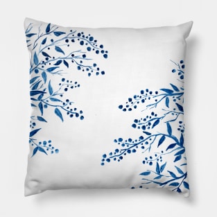 Blue Branches Pillow