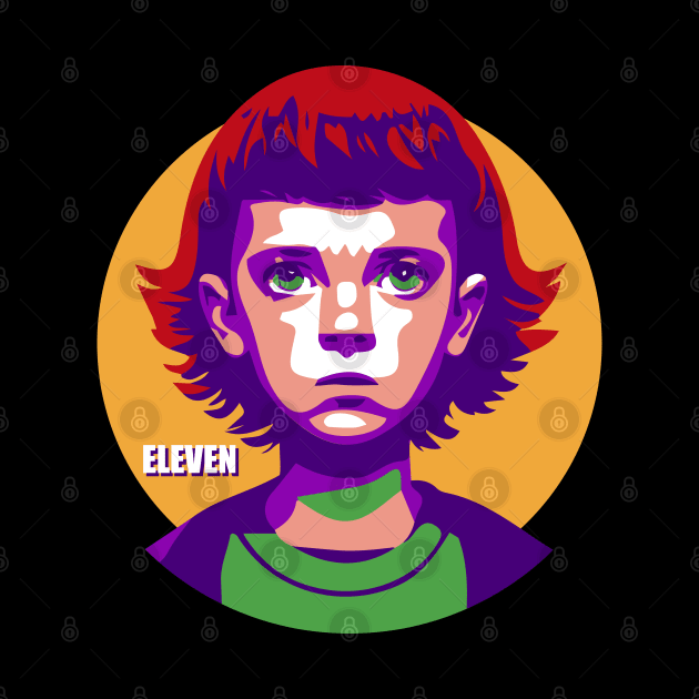 Eleven Stranger Things Portrait by Oyeplot