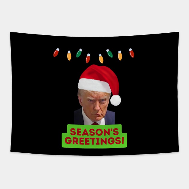 Donald Trump Christmas Tapestry by reesea