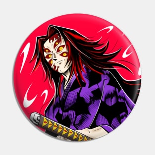 kokushibo the moon demon in kimetsu no yaiba anime in shone art wallpaper Pin