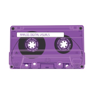 Cassette Tape (Royal Purple Colorway) Analog / Music T-Shirt