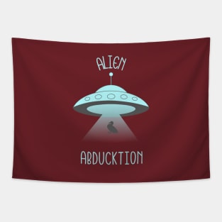 Alien Abduction Funny Design Tapestry