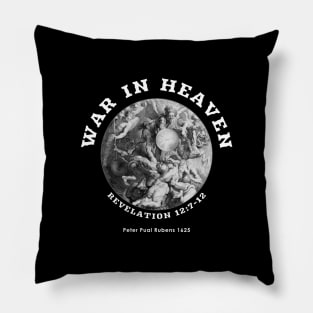 War in Heaven End Time Illustration Peter Paul Rubens Pillow